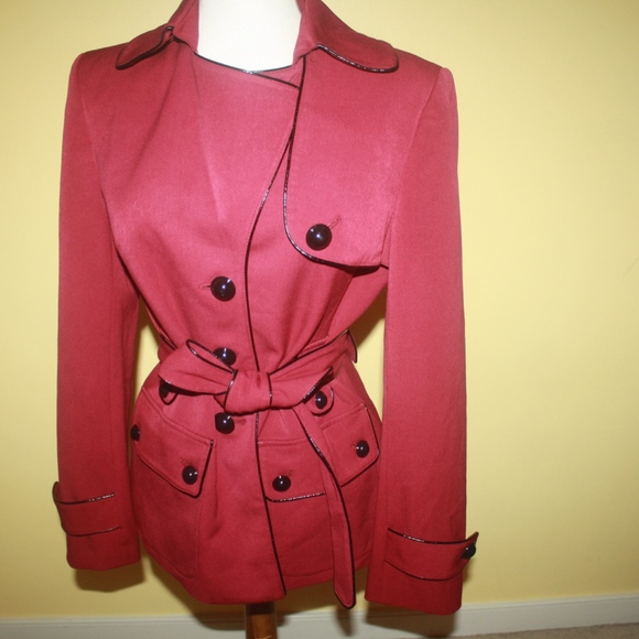 Nine West Merlot Coat - Picture 2 of 5